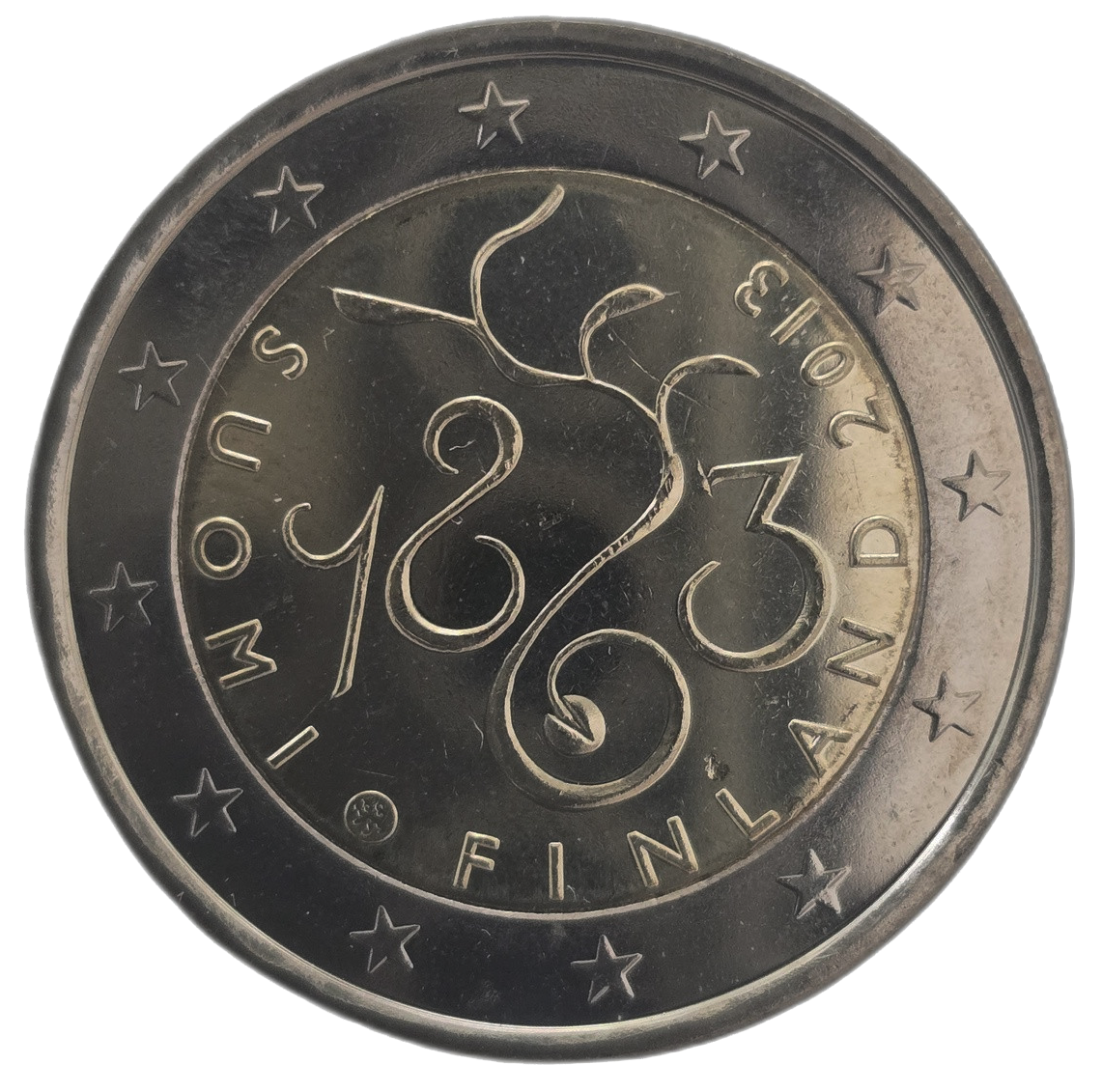 2 euros conmemorativa 150 Aniversario del Parlamento de 1863